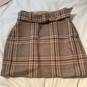 Aritzia babaton plaid skirt